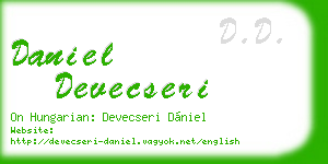 daniel devecseri business card