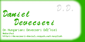 daniel devecseri business card